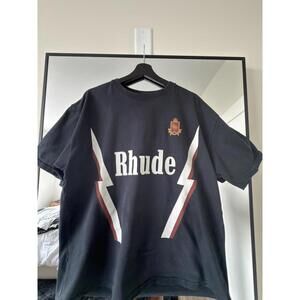 Rhude Lightning Crew Tee Vintage Black